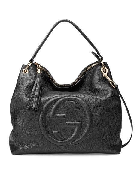 gucci large black purse|black gucci purse used.